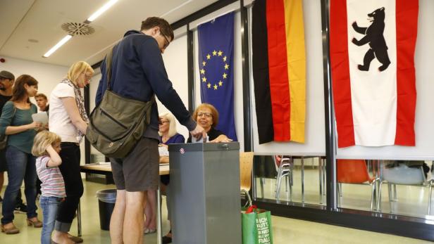 Wähler in Berlin