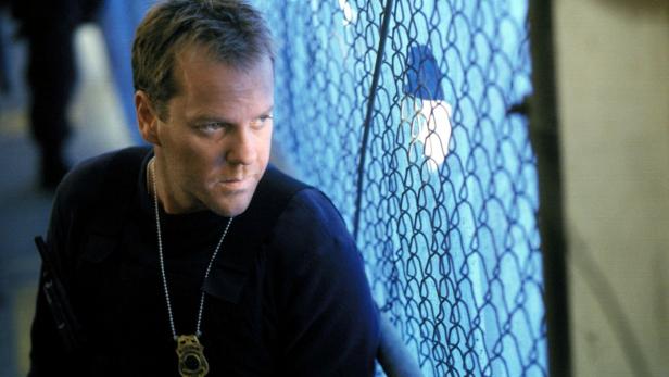 Kiefer Sutherland als Jack Bauer in der Fernsehserie „24“.