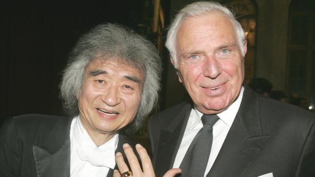 Seiji Ozawa und Ioan Holender