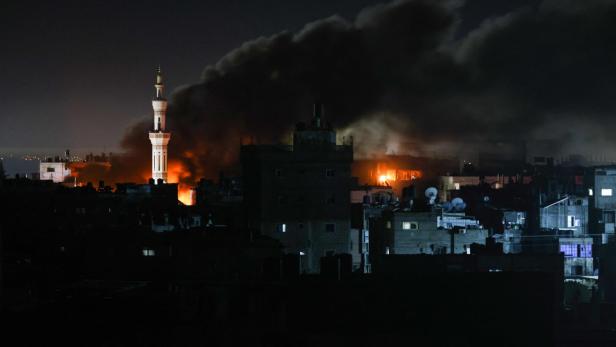 Rauchschwaden über Rafah