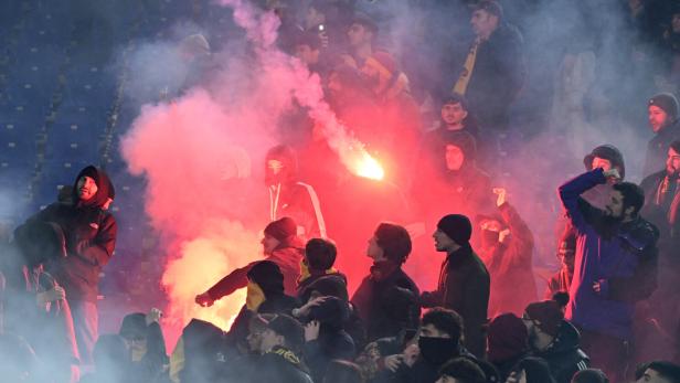 Lazio-Fans in München: Römischer Gruß und Mussolini-Lied
