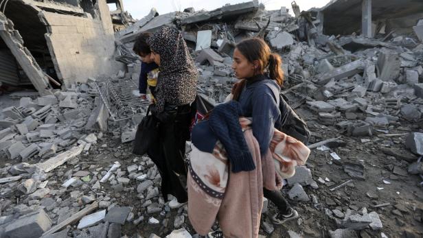 Flüchtlinge in der Gaza-Kriegsfalle
