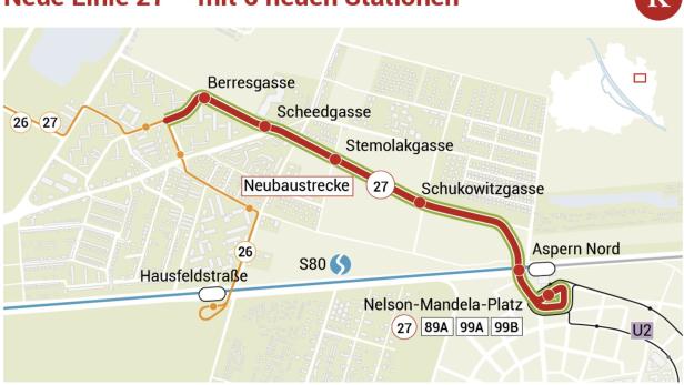 Wie eine neue Straßenbahn Floridsdorf und Donaustadt verbinden soll