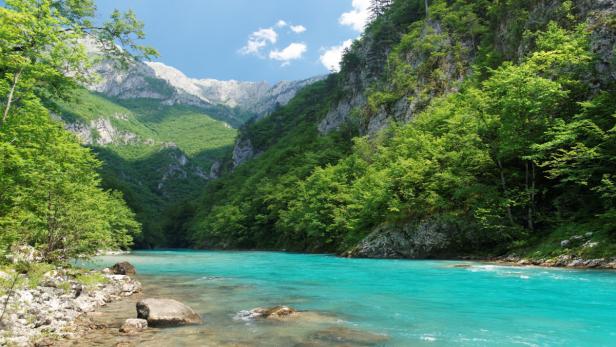 Tara-Schlucht in Mazedonien, der zweitgrößte Canyon der Welt