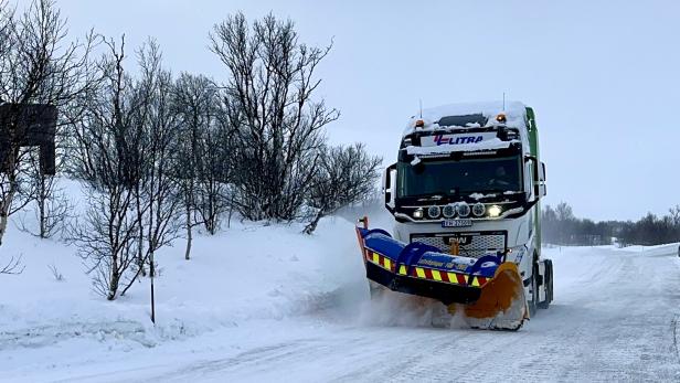 Norwegen setzt Elektro-Lkw von Volvo im Winterdienst ein