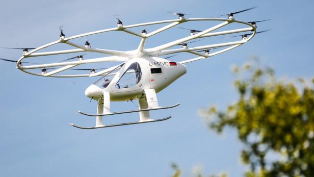 Volocopter-Demonstration in Stuttgart