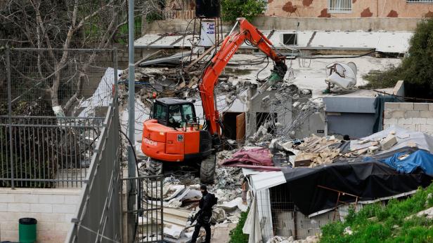 Israel lässt in Ostjerusalem ein Haus eines Palästinensers zerstören