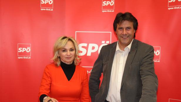 Elisabeth Blanik, Bürgermeisterin von Lienz, und Ingo Mayr, zurückgetretener SP-Tirol-Chef