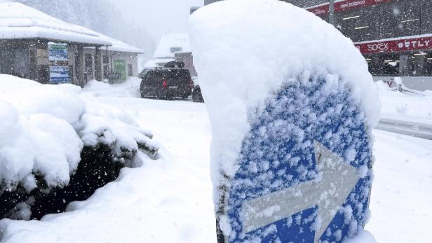 Starke Schneefälle: Baum fiel in Kärnten auf fahrendes Auto