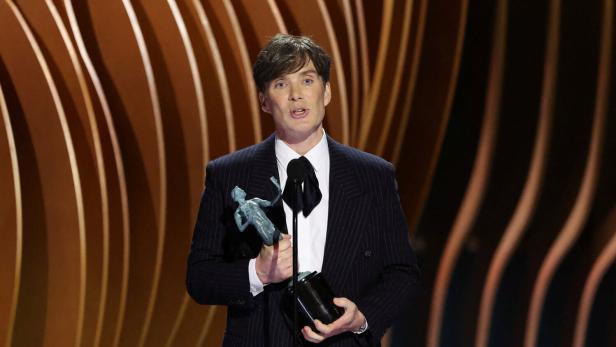 Cillian Murphy bei der Preisverleihung.