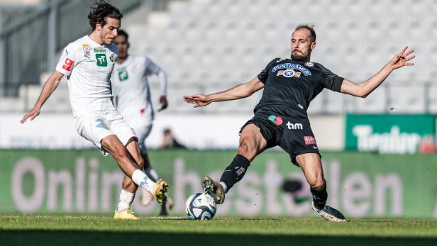 Sturm Graz gewann bei der WSG Tirol mit 2:0