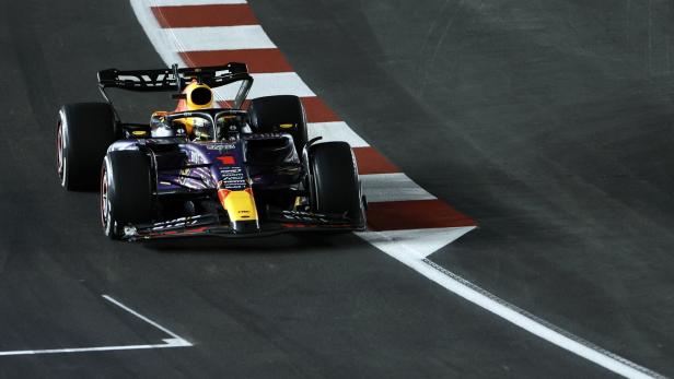 Formel 1 in Las Vegas: Verstappen, Leclerc und Perez in Aktion