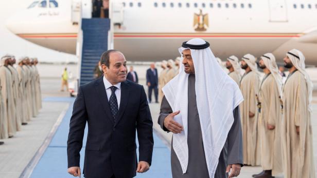 El-Sisi  und  VAE-Präsident Scheich Muhammad bin Zayed.