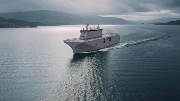 Ein neuartiges Schiff soll die Kriegsführung mit Drohnen auf ein neues Level heben.