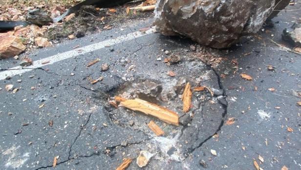 Felssturz im Höllental: Geologen haben Straße wieder freigegeben