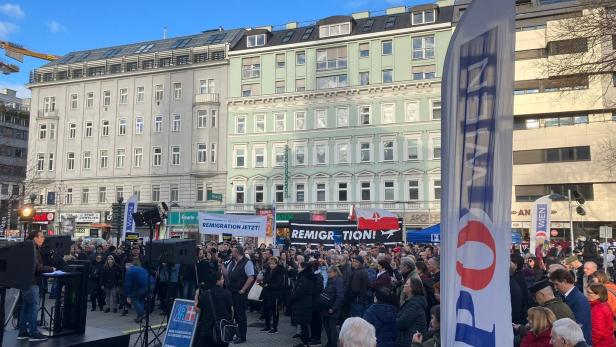 Aufregung um Angriffe auf Journalisten bei FPÖ-Demo in Wien