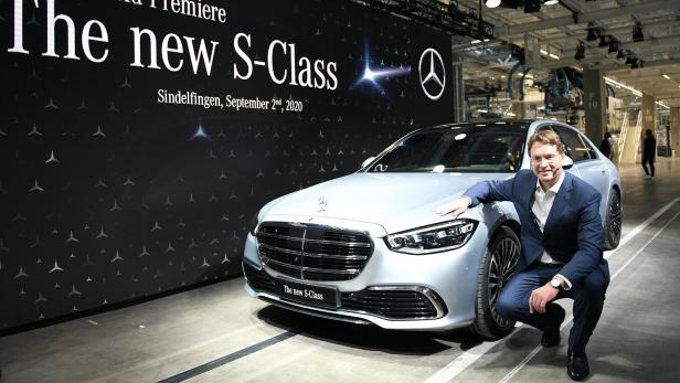 Mercedes-Chef Ola Källenius bei der Präsentation eines neuen Modells