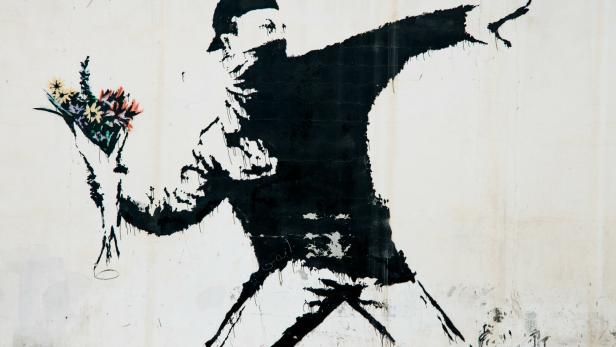 Banksy Love Is In The Air