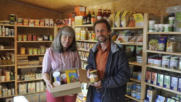 Mäggi und Herbert Koktader leben seit drei Jahren vegan. Auf die Geschäftsidee des Bioveganversandhandels sind sie vor einem Jahr gekommen