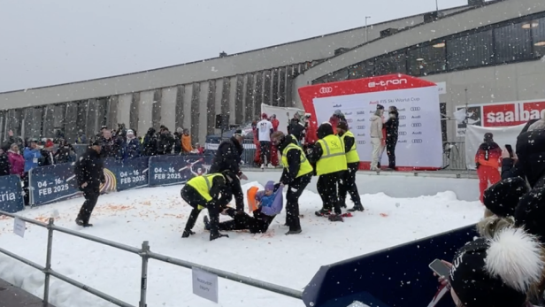 Klimakleber störten Siegerehrung bei Skiweltcup-Finale