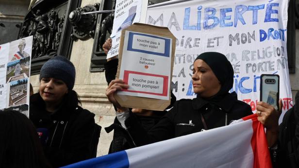 Demonstration in Frankreich