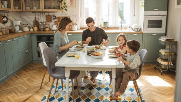 Die perfekte Küche für die ganze Familie: So geht's