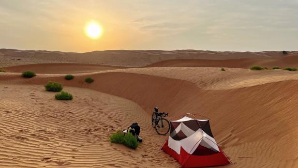 Abenteuer Oman: Drei Wochen alleine mit dem Rad durchs Land