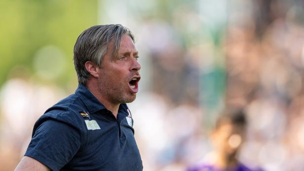 Verärgert: Austria-Coach Wimmer