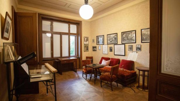 Ein Blick in das Sigmund-Freud-Museum in der Berggasse in Wien.