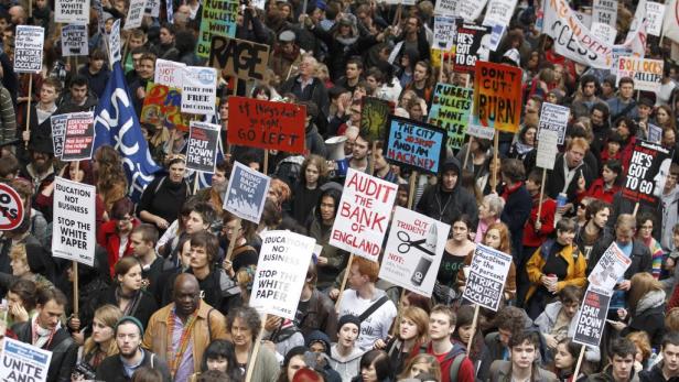 Studentenproteste in London: Angst vor Gewalt
