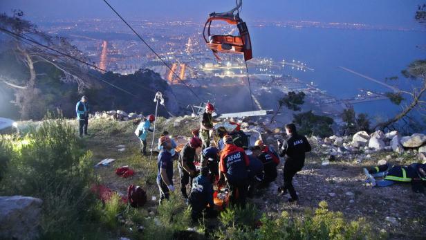 Türkei: Toter bei Seilbahnunglück in Touristenzentrum Antalya