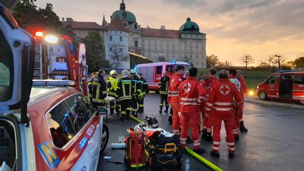 Feuer beim Stift Klosterneuburg löste Großalarm in NÖ aus