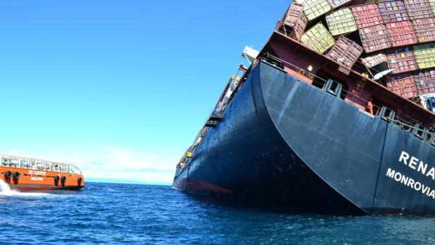Neuseeland: Frachter "Rena" leergepumpt