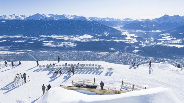 Top of Innsbruck – Sonnenvergnügen vom Feinsten auf 1.905m