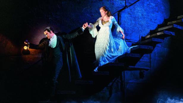 Eine Szene aus dem weltberühmten Musical "Das Phantom der Oper".
