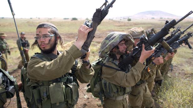Soldaten des Nezah Jehuda-Bataillons: Die Truppe soll unter US-Sanktionen gestellt werden