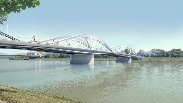 Die Stadt will die neue Eisenbahnbrücke bis 2020 fertig haben.