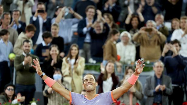 Große Erleichterung bei Rafael Nadal