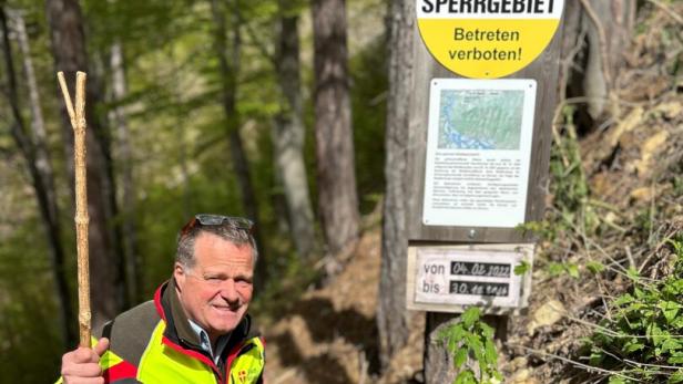 Peter Lepkowicz ist oberster Hüter des 33.000 Hektar großen Quellschutzwaldes der Stadt Wien im Rax-Schneeberggebiet und Hochschwabmassiv. Der Mittagstein ist behördlich gesperrt