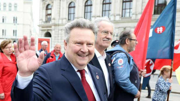1. MAI-AUFMARSCH DER SPÖ: LUDWIG / UDE