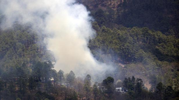 Forest fire in Francisco Morazan