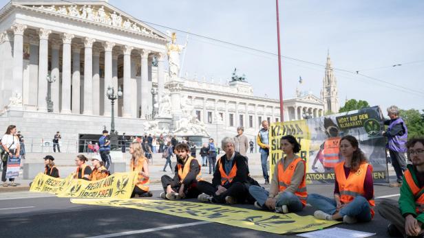 Last generation protest Vienna