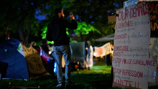 ÖH sieht antisemitische Gruppen hinter Wiener Protestcamp