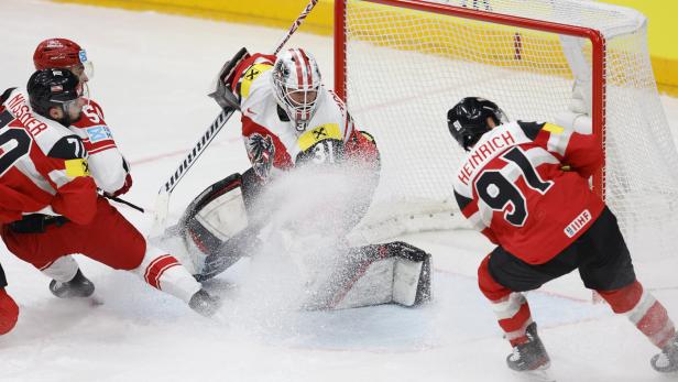 Österreichs Eishockey-Team enttäuschte zum Auftakt gegen Dänemark