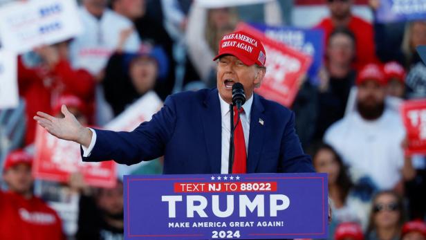 Trump in Wildwood bei einer Wahlkampf-Rally