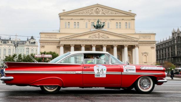 Als der Rubel noch rollte: Der Chevrolet Impala 1957 bei der &quot;Bosch Moskau Klassik&quot;