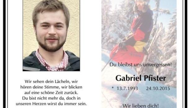 Gabriel Pfister erlitt nach Lokalbesuch tödliche Verletzungen