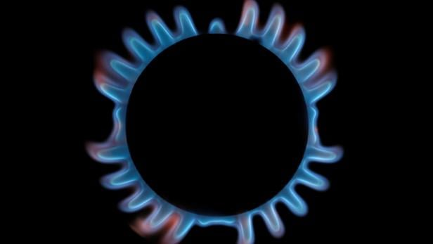 FILE PHOTO: A gas hob is seen in this photo illustration taken in London