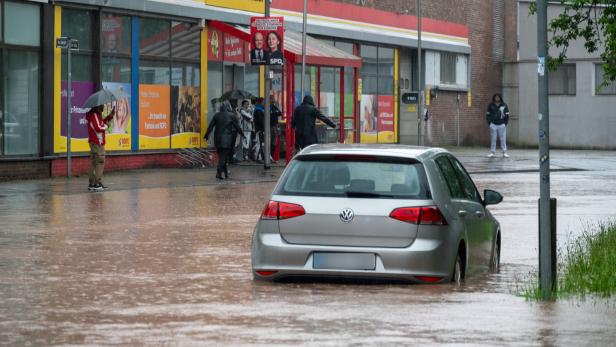 Angespannte Lage wegen Dauerregen im Westen Deutschlands