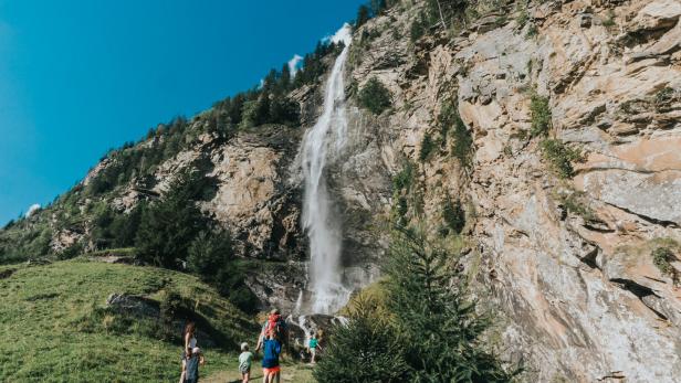 Der höchste Kärntner Wasserfall Fallbachfall 